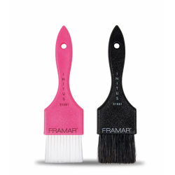 Lot de 2 pinceaux Power painter Noir & Rose