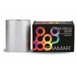 Rouleau d'aluminium gaufré Medium Silver 100m